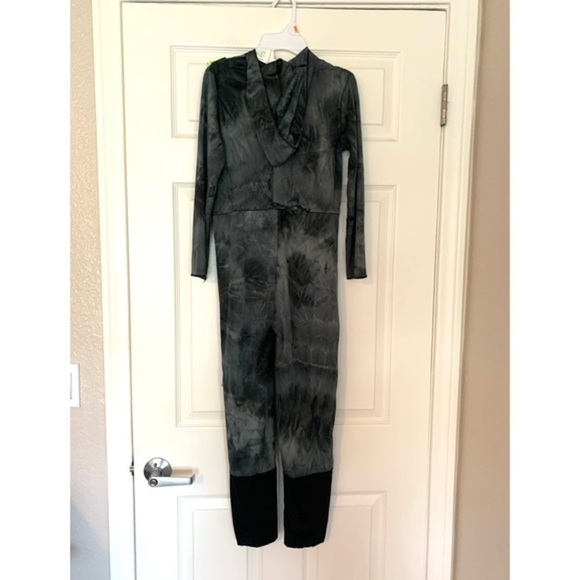 Biohazard Halloween Costume Grey Black Green Size M - Picture 3 of 9